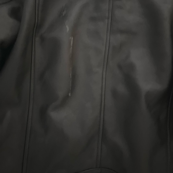 The Leather Factory Men's Vintage Motorcycle Biker Leather Jacket - Picture 9 of 11